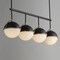 Maxim Lighting Duke 4-Light Linear Pendant 12414SWBKWBR - alternate 4